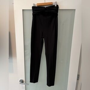 NBD black stretch high waist pants